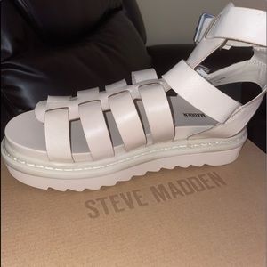 Brand new Steve Madden nude strap sandal
